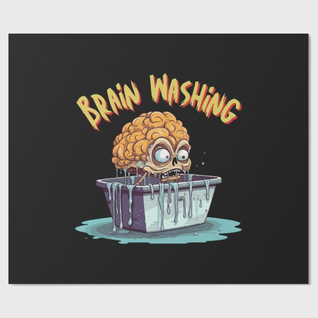 Papel De Regalo Lavado de cerebro (Superficie plana)
