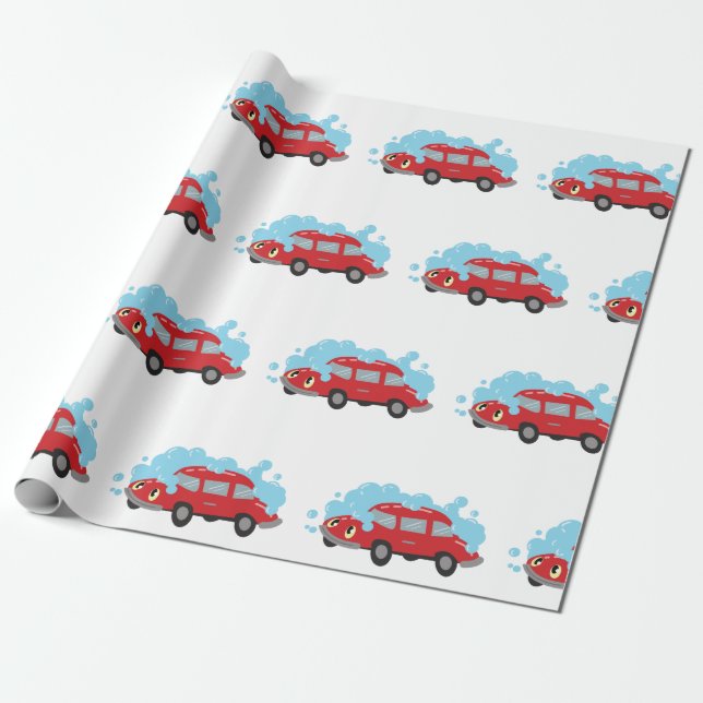 Papel De Regalo Lavado de coche (Desenrollado)