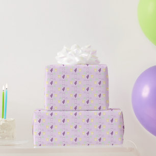 Papel De Regalo Lavender Easter 4º cumpleaños