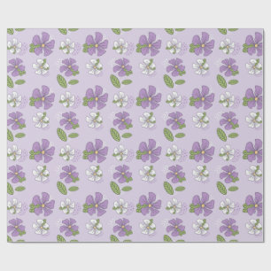 Papel De Regalo Lavender Periwinkles