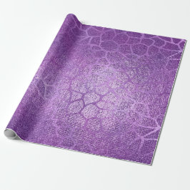 Papel De Regalo Lavender Purple Amethyst Plum Glam Giraffe Animal
