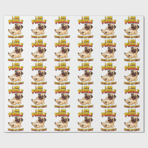 Papel De Regalo Lavo Mi Barriga Soy Pibble