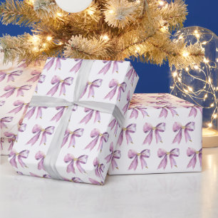Papel De Regalo Lazo Coqueto Morado