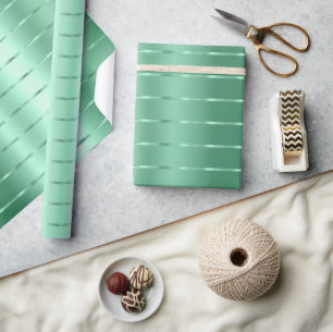 Papel De Regalo Lazo de cinta verde menta para despedida de solter