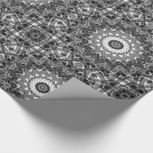 Papel De Regalo Lazo negro