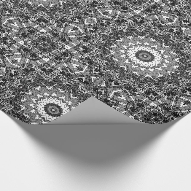 Papel De Regalo Lazo negro (Esquina)