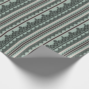 Papel De Regalo Lazo negro, almohada de tiro al descubierto