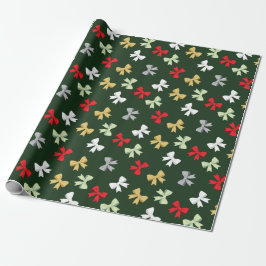 Papel De Regalo Lazos Navideños