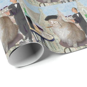 Papel De Regalo Le Cat du Cafe