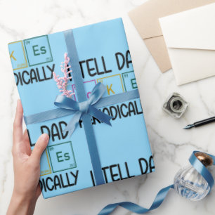 Papel De Regalo Le Digo A Papá Chistes Periódicamente