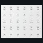 Papel De Regalo Le preguntó que sí, compromiso simple y mínimo<br><div class="desc">diseño</div>