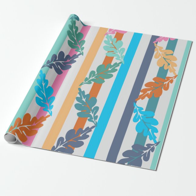 Papel de regalo Leaf & Lines (Desenrollado)