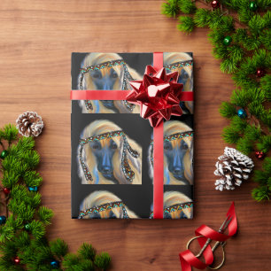 Papel De Regalo Lebrel afgano
