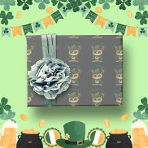 Lechuza verde del Día de San Patricio personalizad