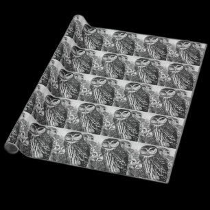 Papel De Regalo Lechuzas