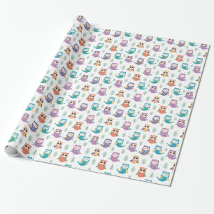Papel De Regalo *~* Lechuzas extravagantes