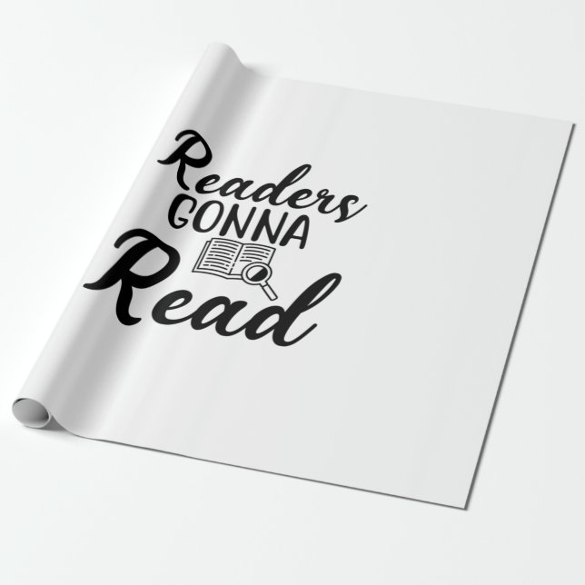 Papel De Regalo Lectores de Arte van a Leer (Desenrollado)