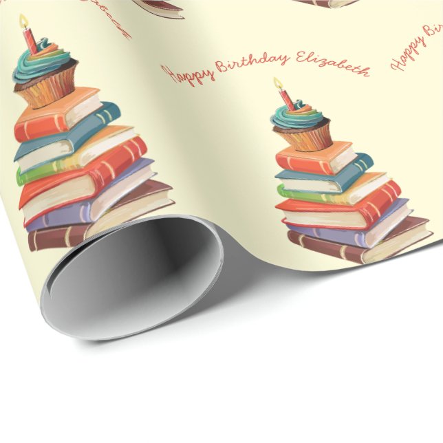 Papel De Regalo Lectura de los niños de la fiesta de cumpleaños de (Esquina del rollo)