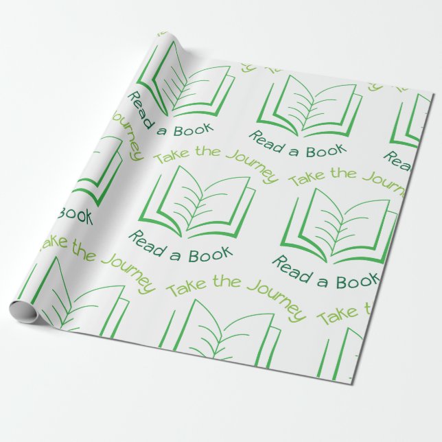 Papel De Regalo Leer un libro (Desenrollado)