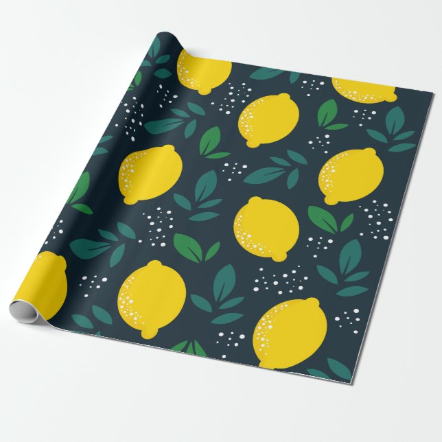 Papel De Regalo Lemon (Desenrollado)