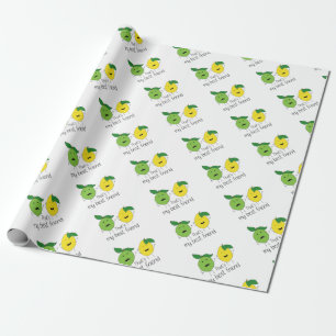 Papel De Regalo Lemon y Lime Best Friends BFF