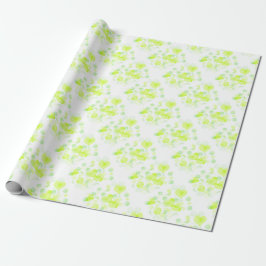 Papel De Regalo Lemon Yellow Love Hears