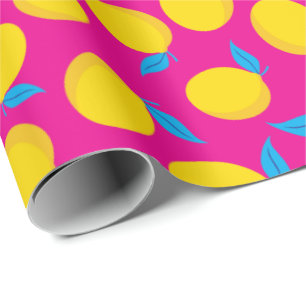 Papel De Regalo Lemones Amarillos Amarillos Amarillos Verano Vibra