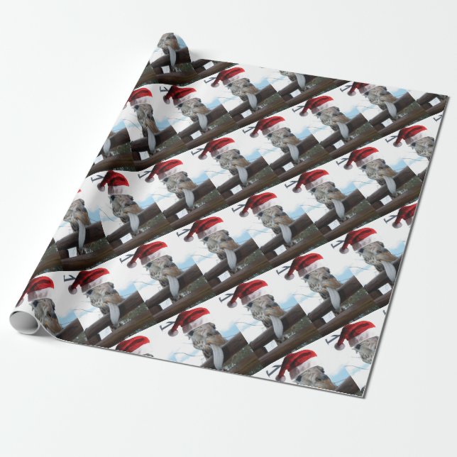 Papel De Regalo Lengua-de-jirafa-Santa (Desenrollado)