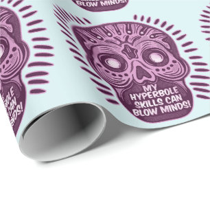 Papel De Regalo LENGUAJE INGLÉS divertido hiperbólico