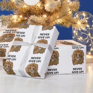 Papel De Regalo León Nunca Se Rinde León