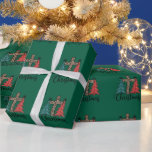 Papel De Regalo Leopard Cross Christmas Trees Christian<br><div class="desc">Leopard Cross Christmas Trees Christian</div>
