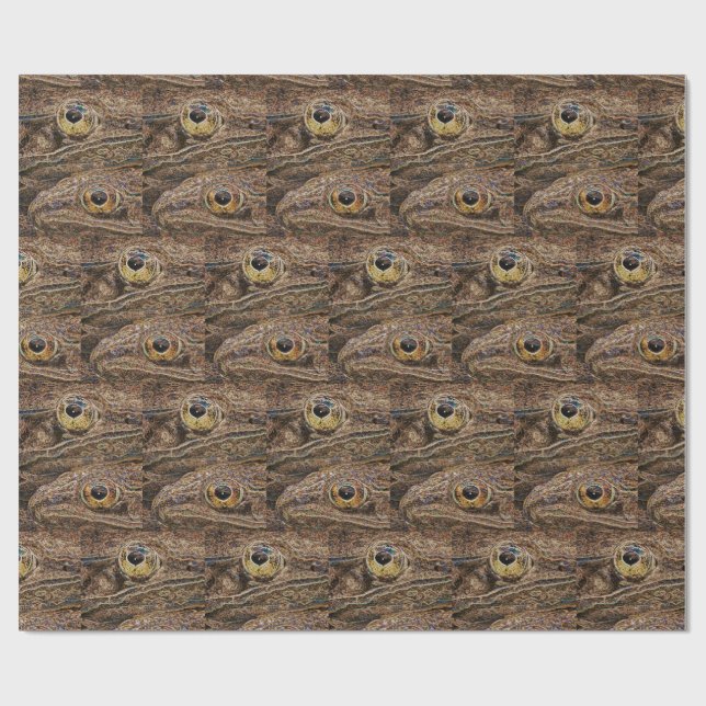 Papel De Regalo Leopard Frogs Wild Art (Superficie plana)