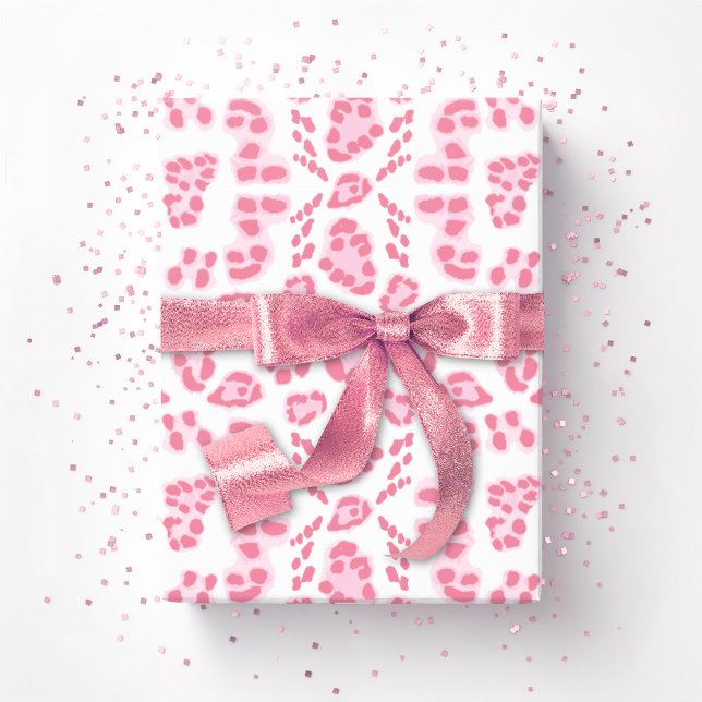 Papel De Regalo Leopard Ikat in Pink (Subido por el creador)