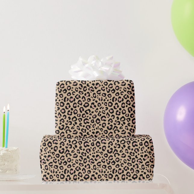 Papel De Regalo Leopard Print (Regalos de fiesta)