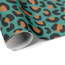 Leopard Print Graduation Gift Dark Green Seamless