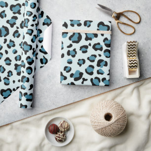 Papel De Regalo Leopard Print, Leopard Spots, Blue Leopard