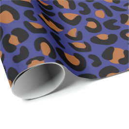 Papel De Regalo Leopard Wild Print Retirement Gift Oscuro Seamless