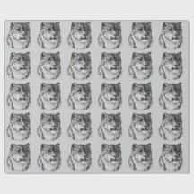 Leopardo de la nieve de mano