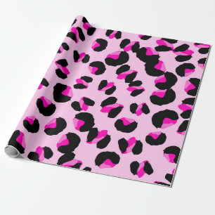 Papel De Regalo Leopardo rosa. Patrón de piel animal. Leopardo. Pa