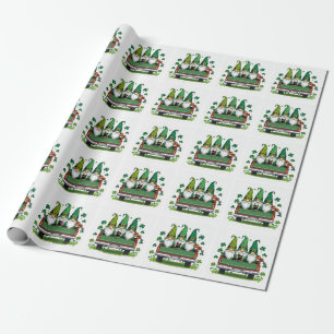 Papel De Regalo Leprechaun Shamrock irish