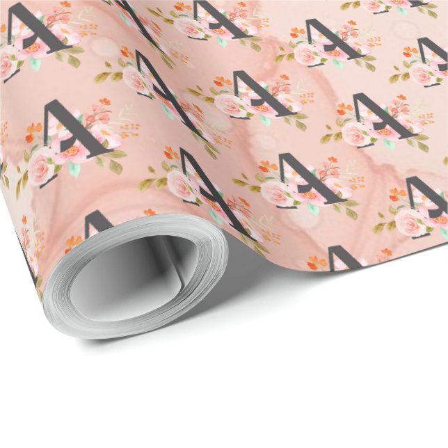 Papel De Regalo Letra A (Esquina del rollo)