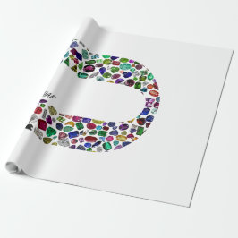 Papel De Regalo Letra 'CHAF'