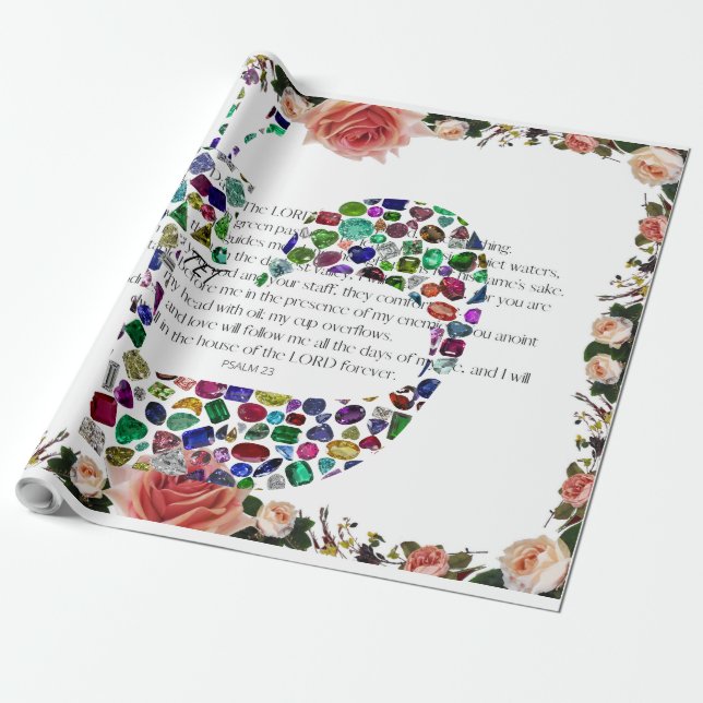 Papel De Regalo Letra hebrea 'TET' (Desenrollado)