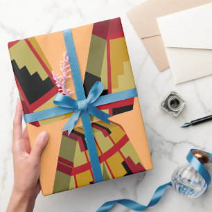 Papel De Regalo Letra tridimensional A