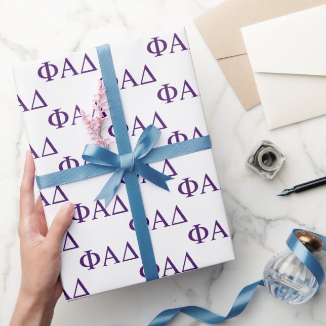 Papel De Regalo Letras griegas de Phi Alpha Delta (Regalar)