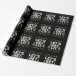 Papel De Regalo Let's Get Lit Funny Christmas Lights Family Xmas P<br><div class="desc">This is a great Christmas gift. Your family,  friends or children will love this gift after you give it to them. Wishing you and your family and friends a Merry Christmas.</div>
