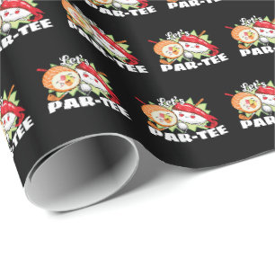 Papel De Regalo Lets Par Tee Golf Pun - Fiesta de golf