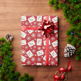 Papel De Regalo Letter To Santa Holiday