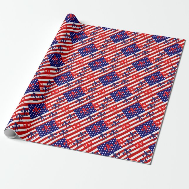 Papel De Regalo Levantamiento de pesas (Desenrollado)