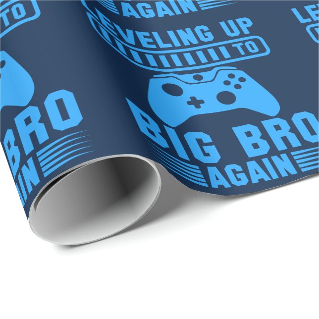 Papel De Regalo Levantar De Nuevo A Big Bro (Esquina del rollo)